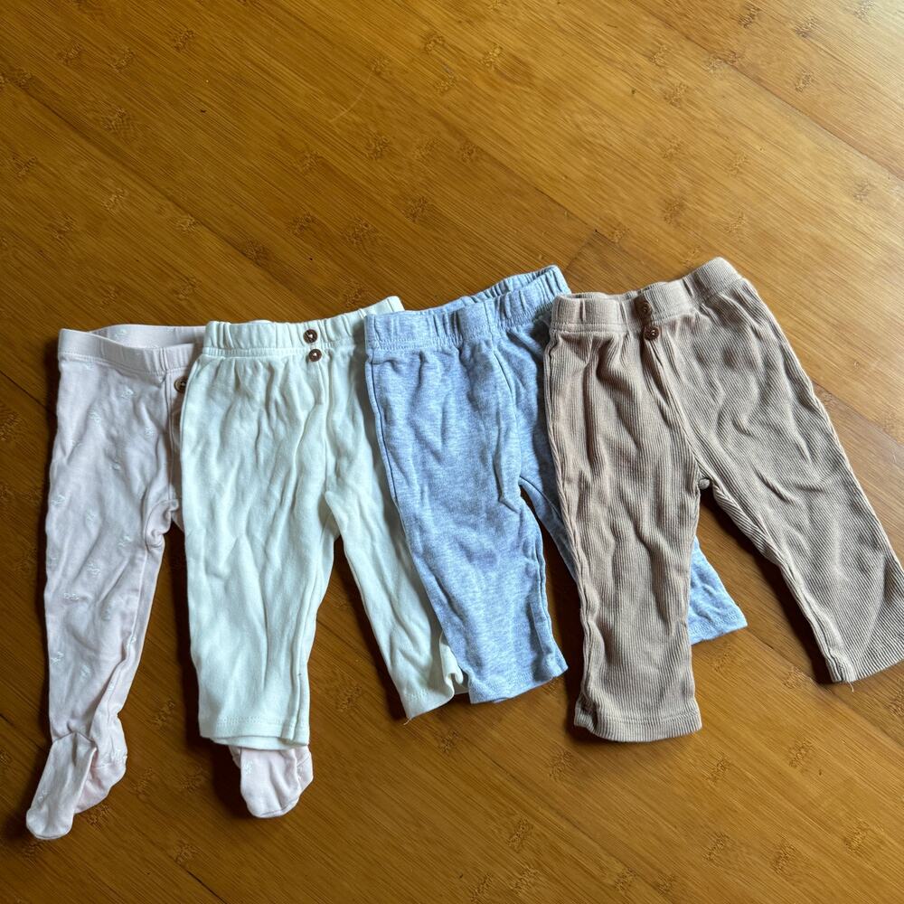 baby girl pants bundle 3-6 months